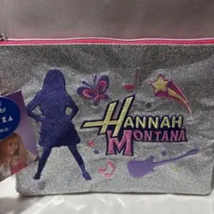 plaza限定 シークレットアイドル ハンナモンタナ ポーチ シルバー