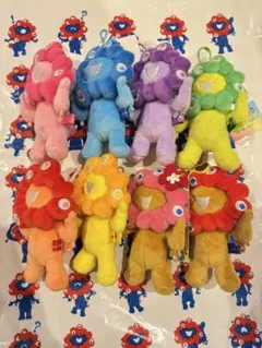 【新品タグ付】推しカラーミャクミャクボールチェーンマスコット8体セット