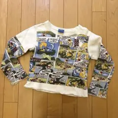 ノーブランド 裏起毛 トレーナー バンビ コミック 小さめ 120(110前後)
