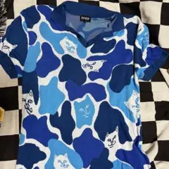 RIPNDIP ポロシャツ ブルー XL