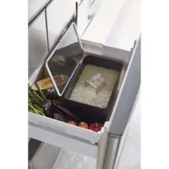 【未使用】山崎実業 密閉シンク下米びつ タワー 5kg 計量カップ付 towerのサムネイル
