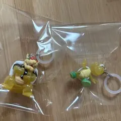 めじるしアクセサリー　スーパーマリオ　クッパ・ノコノコ2つセット