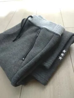 【美品】Right-on MPS　グレー スウェットパンツ ジッパーポケット付き