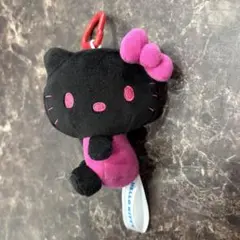 ハローキティ　カラビナ付きマスコットVol.2　ブラック　ピンク黒