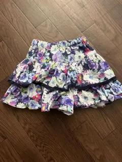 ANNA SUI mini フラワープリントスカート 130