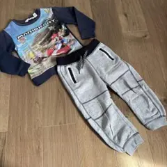 H&M マリオトレーナー、グレーパンツ　2点セット　サイズ100,110