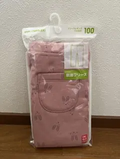 UNIQLO フリースレギンス 100 ピンク