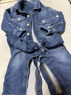 babyGap デニムロンパース 6-12ヶ月 オーバーオール