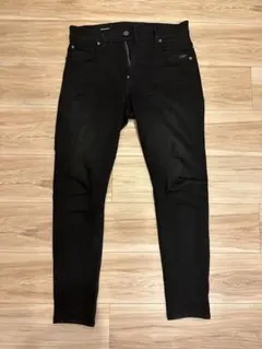 ア*ー様 ジースターロゥ REVEND SKINNY JEANS ブラックスキニ