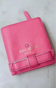 kate spade ピンク 二つ折り財布