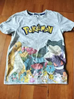 ポケモン Tシャツ Lサイズ グレー