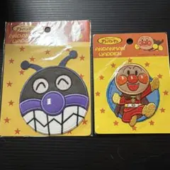 アンパンマン ばいきんまん ワッペン 2種セット