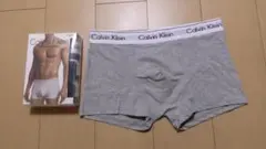 b105　Lサイズグレー　Calvin Klein　ボクサーパンツ１枚
