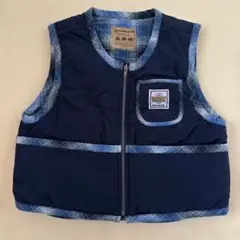 moujonjon 中綿ベスト リバーシブル100㎝