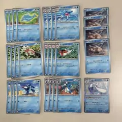アビスアイ　水タイプデッキパーツ　進化ライン　アズマオウ　アシレーヌ　イルカマンのサムネイル