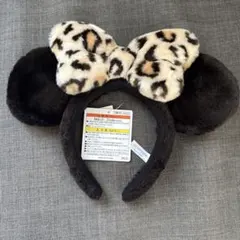 ディズニー　レオパード　カチューシャ　ミニー　新品　タグ付き　ヒョウ柄