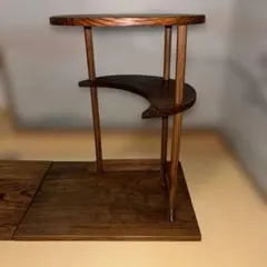 茶道具　日月棚　飾り茶棚