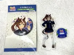 ウマ娘　トウカイテイオー　アクリルスタンド　缶バッジ　ファミリーマートコラボ