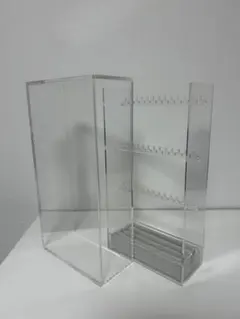 無印良品 アクリル アクセサリーケース　ベロアケース付き