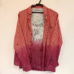 【nano universe】 長袖シャツと半袖Tシャツの2枚セット