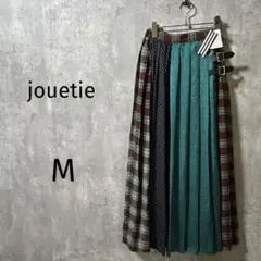 【jouetie/ジュエティ】タグ付カラーフルーロンクレイジースカート　プリーツ