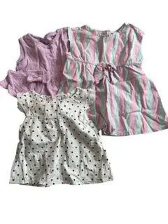 ベビー服 ワンピース 3点セット