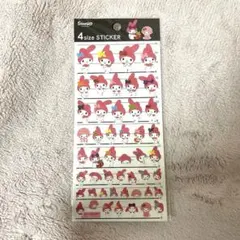 マイメロディ 4サイズステッカー　平成当時物　平成レトロ　終盤　廃盤　終売