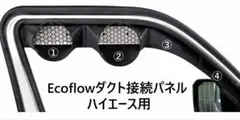 ユーデザインEcoFlow WAVE2 ウィンドダクトキット(ハイエース用