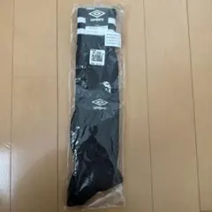 umbro UBS8810 黒 ストライプソックス