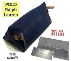 新品【希少品】PoloRalph Lauren ポロラルフローレン ポーチ 青