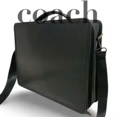 COACH】オールドコーチ 2WAY ビジネスバッグ レザー ブラウン - メルカリ