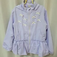 プティマイン　ペプラムウインドブレーカー　130