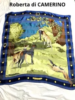 【極美品】ETRO 大判スカーフ ショール ひざ掛け ウールシルク 馬 犬 緑 極美品】ETRO 大判スカーフ ショール ひざ掛け ウールシルク 馬 犬 緑