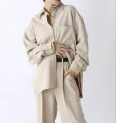 JEANASISリネンライクシャツセットアップ
