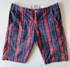 EDWINエドウィン　チェック柄ハーフパンツのサムネイル