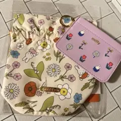 ミッフィー × MADOマルチケース 【Ｓ】 ＆エレガントフラワー巾着