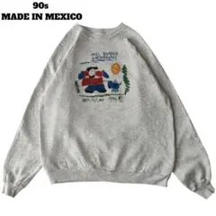 【90s・メキシコ製】HANES プリントスウェット