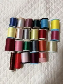 多色ミシン糸セット　23個