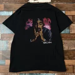 ビンテージ　古着　2パック　ポエティック・ジャスティス　ラップ　半袖tシャツ　黒