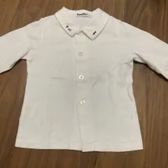 ファミリア 襟付きシャツ 80cm白•長袖　美品
