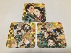 鬼滅の刃 アートコースター 3枚セット 鬼滅の刃原画　アートコースター　第1弾