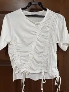 PAGEBOY シャーリング Tシャツ ホワイトのサムネイル