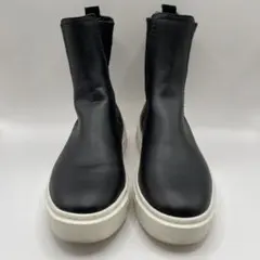 美品✨ZARA 厚底　サイドゴアブーツ 23.5cm ブラック