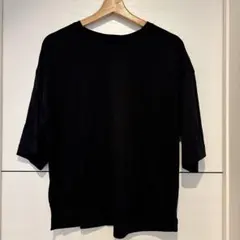 【アメリカンホリック】オーバーサイズ 黒 コットン TシャツM