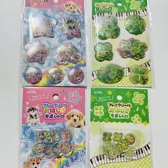 セリアamifa 平成レトロ　カプセルシール　おはじきシール　シャカシャカシール