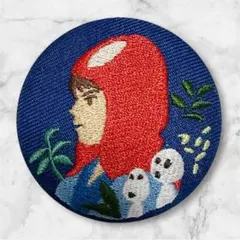 もののけ姫 刺繍缶バッジコレクション アシタカ ジブリ　目立った傷や汚れなし