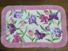 Christian Dior 花柄バスマット 約70×45cm