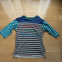 MANASTASH マルチカラーストライプTシャツ Sサイズ
