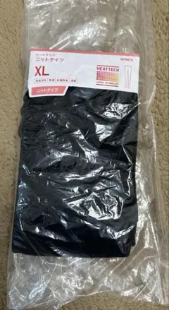 ユニクロ ヒートテック ブラック XL ニットタイツ