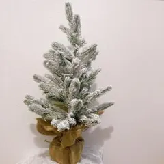 60cm クリスマス ツリー　卓上ツリー　ホワイトツリー LEDライト